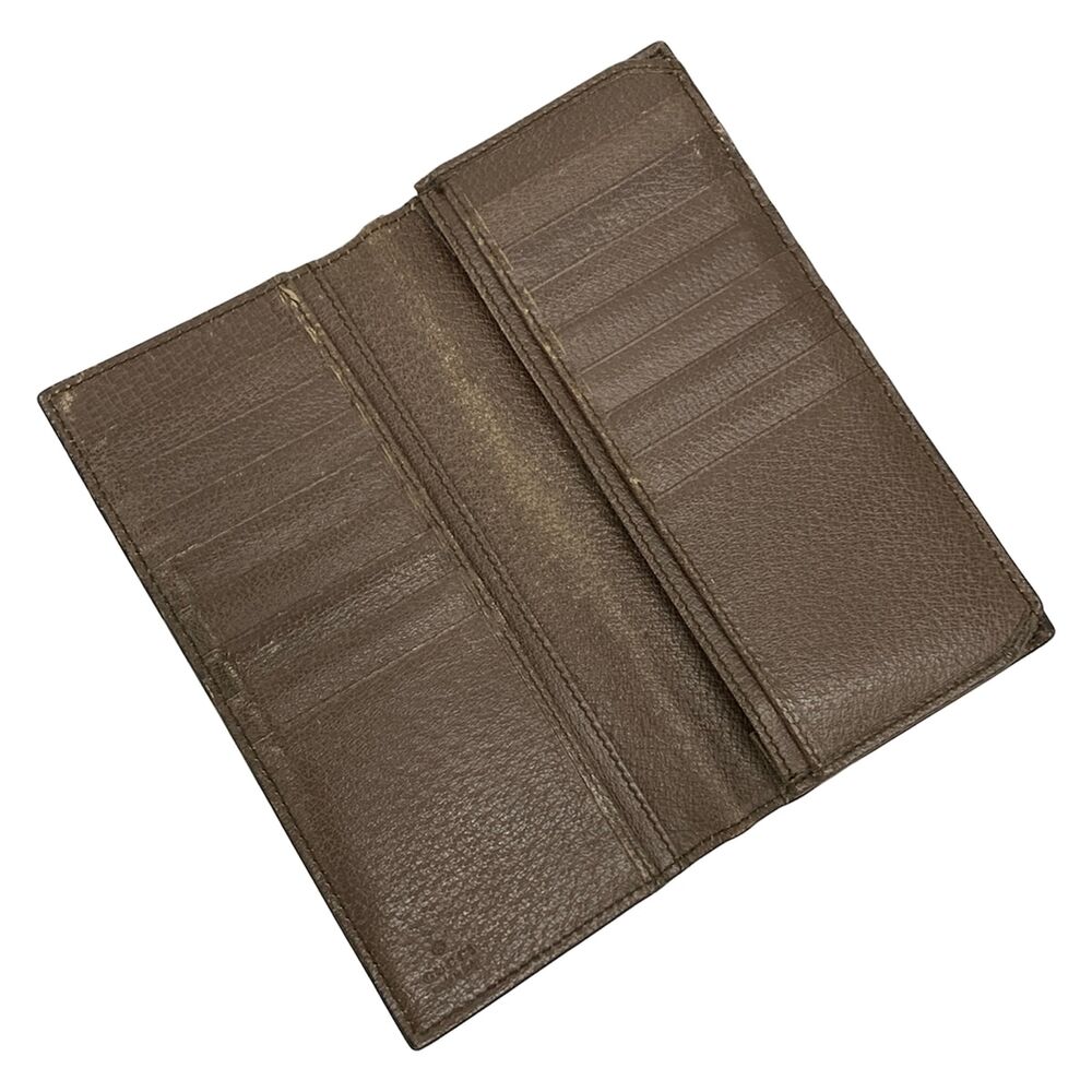 Gucci GG Supreme / Gucci Tian Long Wallet 427011 Dark Brown Beige Multi - Picture 3 of 8